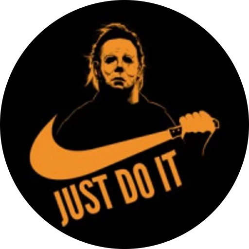 just dot it, mike myers, just dot mike myers, michael myers just do it, camiseta mike myers nike