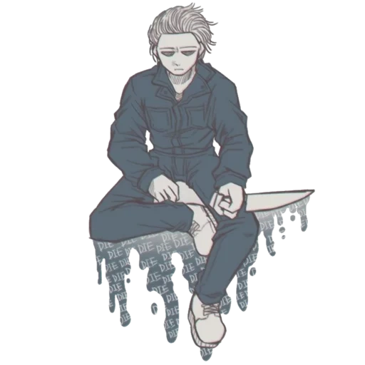 mike myers, deadby daylight, michael myers dbd, deadby daylight art, michael myers murió en el arte del sol