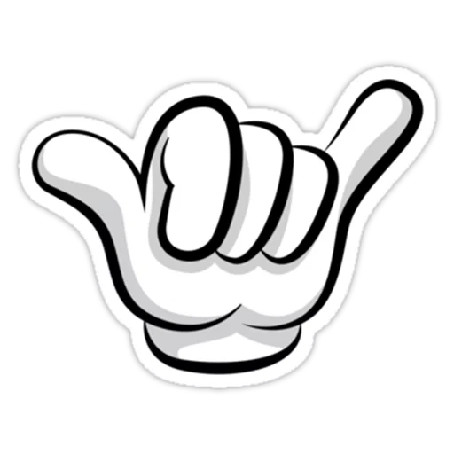 hand, hand sign, hand clipart, hang loose gesture, mickey mouse's hand