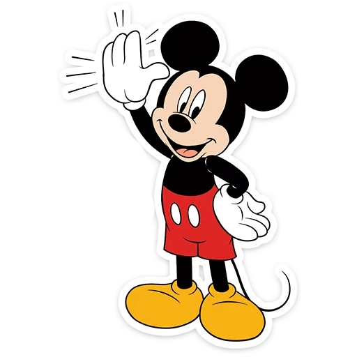 mickey mouse, héroes de mickey mouse, mickey mouse sí x ellos, mickey mouse saluda