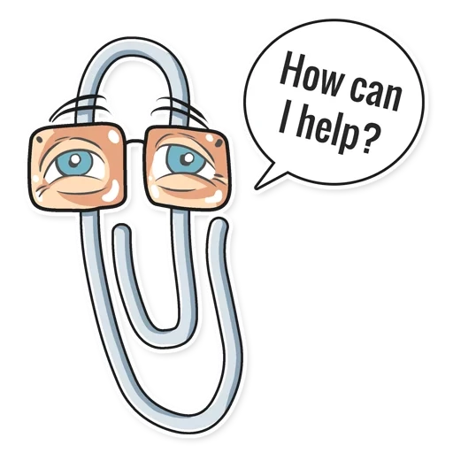 clippy скрепка, скрепка из ворда, билл гейтс стикер, скрепка помощник, скрепка с глазами мем cdr