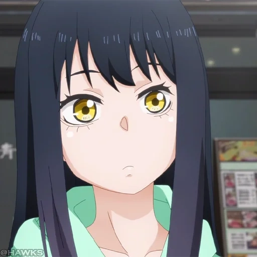 animação, mieruko chan, menina anime, personagem de anime, animação de mizi yousui