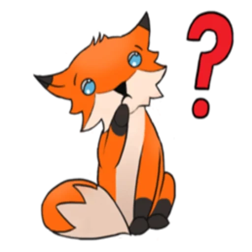 fox, fox, padrão de raposa, raposa de desenho animado