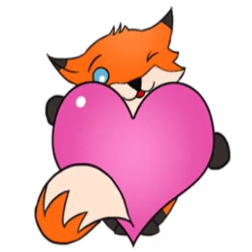 fox, écureuils, sweet fox, coeurs de renard, sweetheart fox