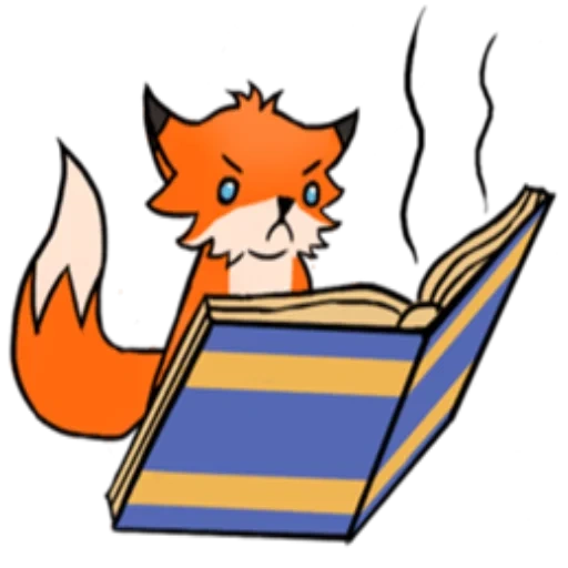 fox, anime, chat de dirac, illustration de renard, cat scratch scientist