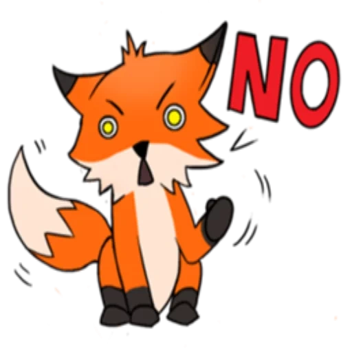 fox, fox, motif de renard, cartoon fox