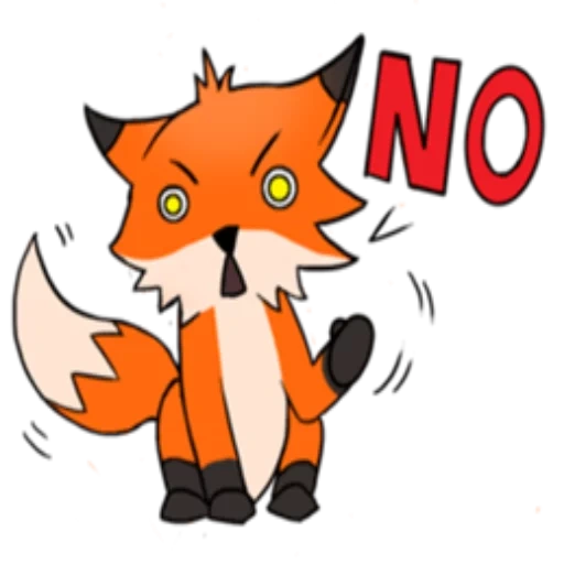 fox, fox, padrão de raposa, raposa de desenho animado