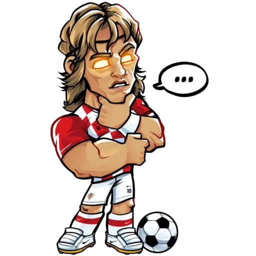 fußball, fussballspieler, luke modric, handball shark, figur football player poster