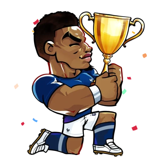 football player, football art, mbappe cartoon, kari football player bogba, cartoons of football players