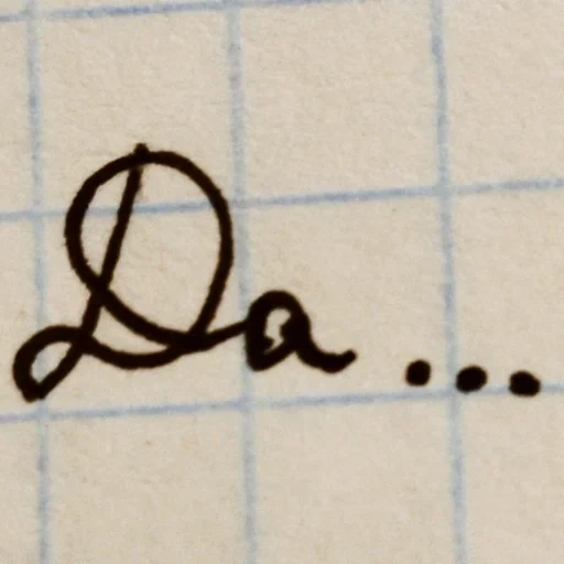 la scrittura a mano, firma della firma, un autografo, la calligrafia, bella calligrafia