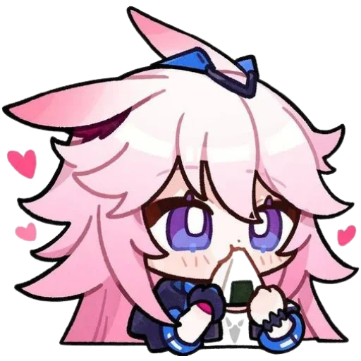 anime, yae sakura chibi, personajes de anime, dibujos de anime encantadores, honkai impact chibi sakura