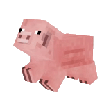 minecraft pig, piggy minecraft, piggy minecraft, model anak babi, babi minecraft berdasarkan piksel