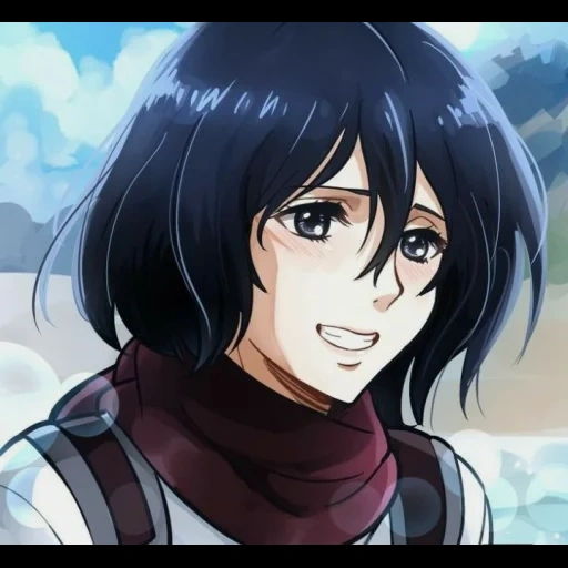 mikasa ackerman, mikasa ackerman art company, attacco dei tre dei titani, anime di mikura ackerman, stagione 2 di mitakura ackerman