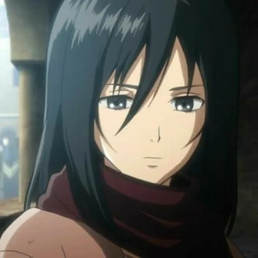 mikasa ackerman, mikasa ackerman, attacco dei tre dei titani, screenshot di mikura ackerman, mikura ackerman attacca i titani