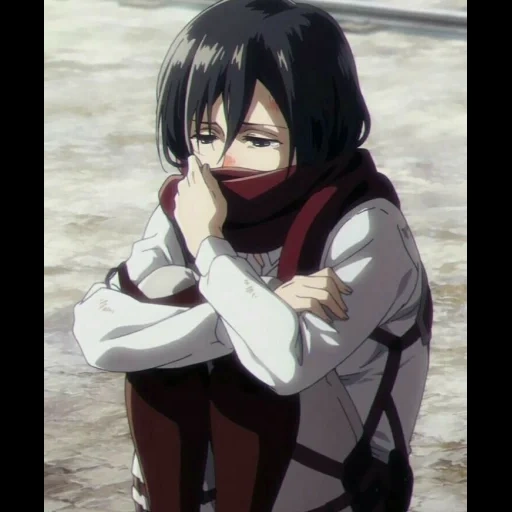 serangan mikasa, mikasa ackerman, serangan titan three shines, anime sancang ackerman, sancang ackerman menyerang titan