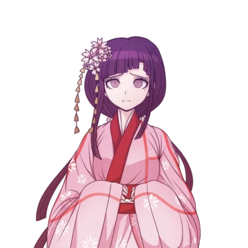 junko danganronpa, danganronpa mikan, tsuki mikan kimono, hinata huga kimono, danganronpa mikan tsumiki