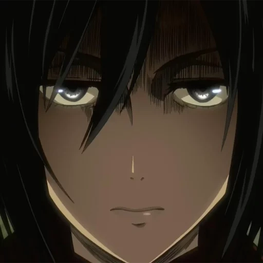 mikasa, атака титанов, mikasa ackerman, аккерман микаса, атака титанов микаса глаза