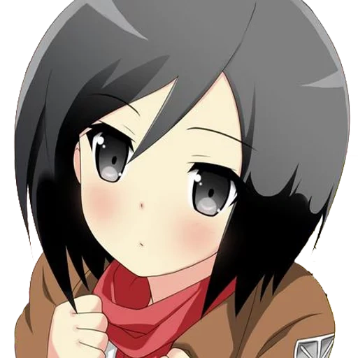 микаса чиби, микаса аниме, микаса аккерман, микаса аккерман kawaii, mikasa ackerman junior high