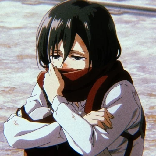 mikasa ackerman, attacco dei tre dei titani, anime di mikura ackerman, screenshot di mikura ackerman, titan attack three casa ackerman