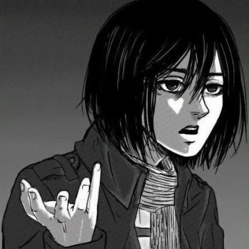 mikasa, image, attaque des titans, mikasa akkerman, mikasa akkerman goth