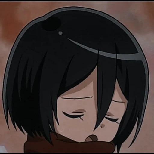 picture, mikasa anime, anime characters, mikasa akkerman, mikasa akkerman chibi