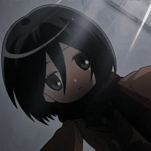 mikasa, attack of the titans, mikasa akkerman, high school titans invasion, mikas secondary school attack