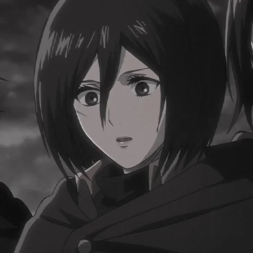 mikasa, mikasa ackerman, mikasa ackerman, the attack of the three gods titan, mitsukura ackerman attacks titan