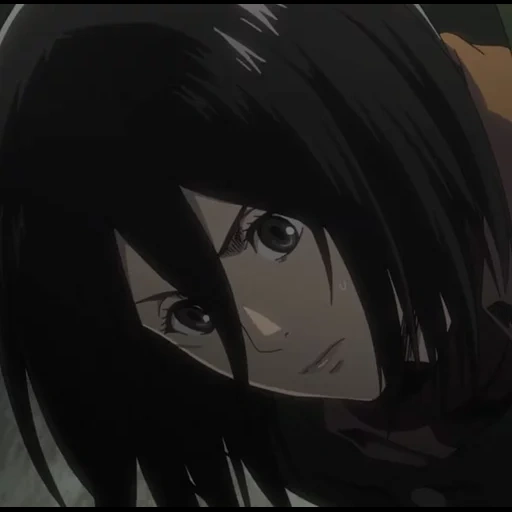 mikasa, mikasa akkerman, mikasa attack of the titans, mikasa akkerman season 2, mikas's titans attack eyes