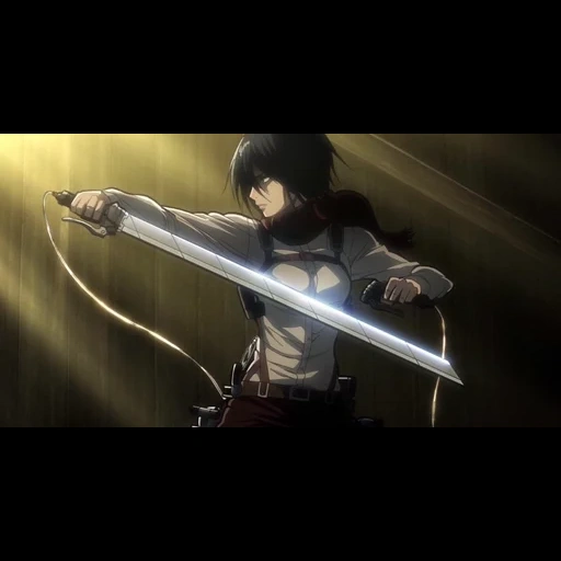 l'attaque des titans, mikasa ackerman, mikasa ackerman, attaque des titans des trois dieux, mikura ackerman attaque les titans