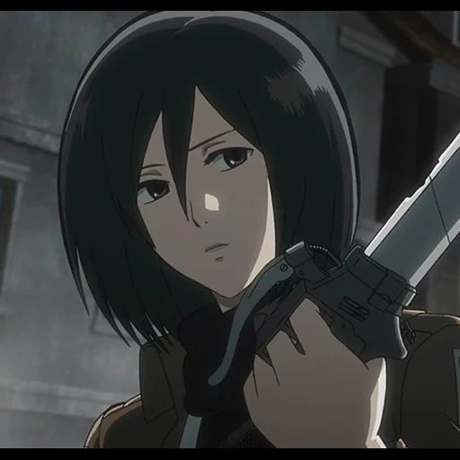 mikasa, picture, attack of the titans, mikasa akkerman, mikasa ackerman attack titanov