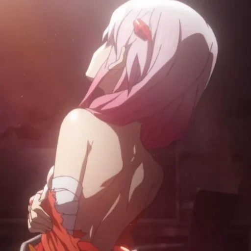 clip de anime, inori yuzurich, anime inori yuzurich, inori yuzurikha capas de pantalla de la muerte, la corona del pecador inori yuzurikh