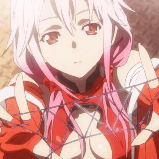 inori, sinner's crown, inori yuzurich anime, inori crown of the sinner, the crown of the sinner mem cried