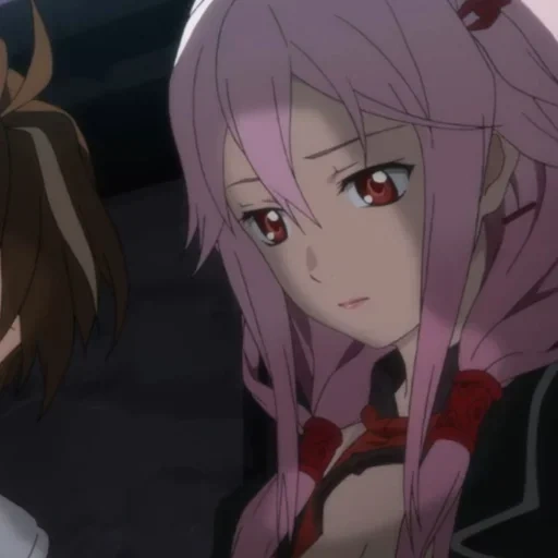 inori yuzurich, sinner's crown, anime characters, anime crown of guilt, the crown of the sinner of inori