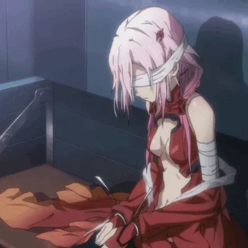 gadis anime, inori yuzurich, mahkota dosa dari inori yuzurikh, mahkota anime dari orang berdosa inori, mahkota orang berdosa inori yuzurikh