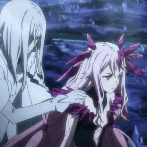 anime, lovely anime, anime characters, sinner crown mana oma, crown of sin guilty crown 1-22 22 22