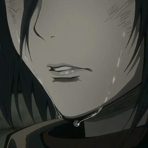 mikasa, imagen, tristeza del anime, mikasa akkerman, mikasa akkerman está triste