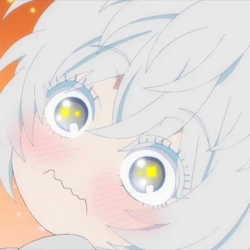 olho de animação, menina anime, memórias de vanitas, olhos azuis de anime, olhos coloridos de anime