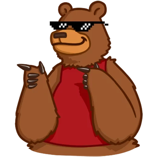 urso, meme mishka, urso mikhail, o urso é uma festa