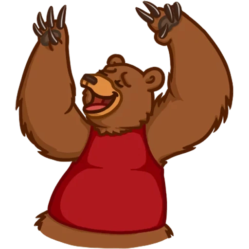 bear, great ustyug, bear mikhail, bear bear, the bear laughs