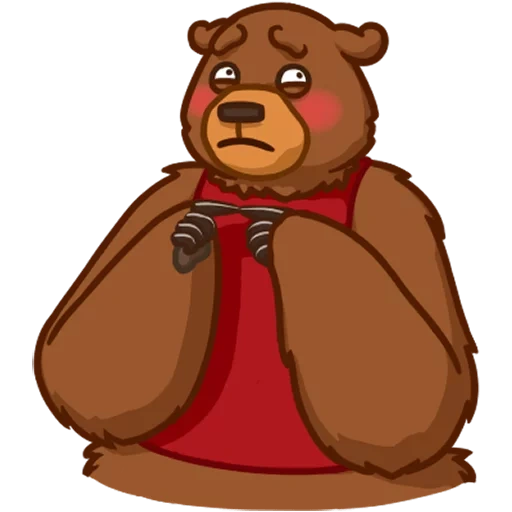 mikhail, oso, great usskig, bear mikhail, pequeño oso