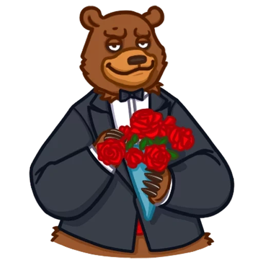 oso, bear mikhail, buenas noches a todos
