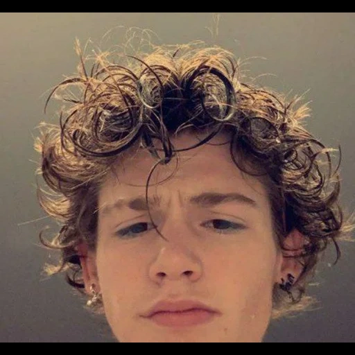 young man, boys, curly, curly hair, men's curly hair