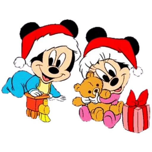 mickey mouse minnie, navidad de mickey mouse, año nuevo de mickey mouse baby, año nuevo de mickey minnie mouse, personajes de año nuevo mickey mouse