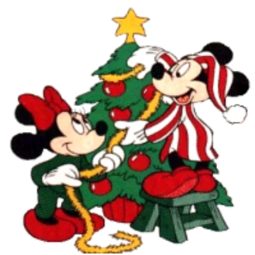 mickey mouse, natal mickey mouse, tahun baru mickey minnie, perusahaan walt disney, tahun baru mickey minnie elka