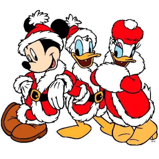 mickey mouse, mickey mouse santa, mickey mouse christmas, nouvel an mitch minnie, personnages du nouvel an de mickey mouse