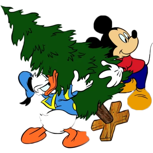 mickey mouse, donald duck, héros de mickey mouse, mickey mouse est son ami, personnages du nouvel an walt disney