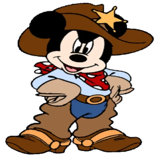 mickey la souris, mickey safari, shérif de mickey mouse, mickey mouse minnie, cowboy mickey mouse