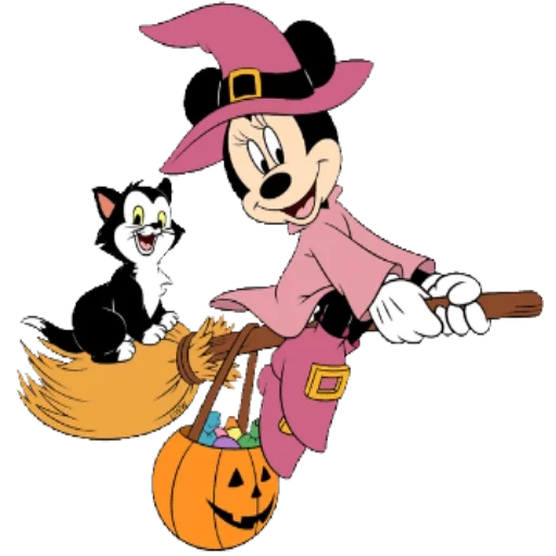 halloween, minnie mouse, disney halloween, mickey mouse witch, disney helden halloween