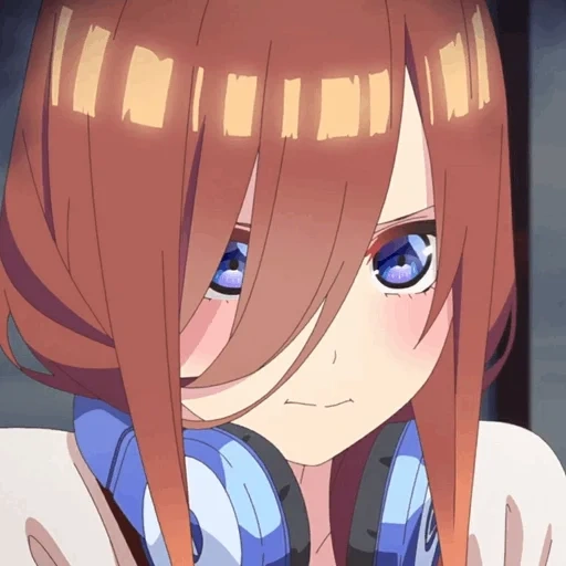 nakano mejiu, menina anime, personagem de anime, gotoubun no hanayome, fotos de anime de nakano mejiu