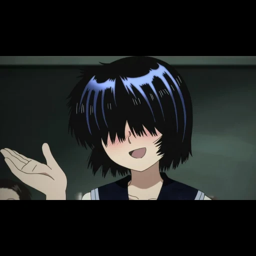 foto, mikoto urabe, o anime está escuro, anime rick urabe, nazo no kanojo x